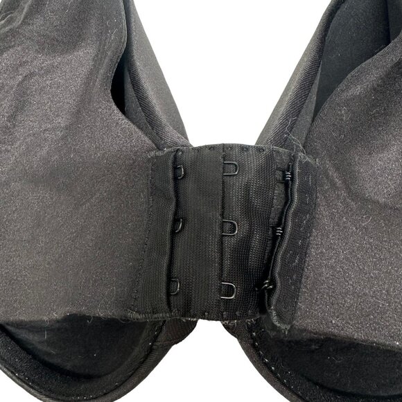Cacique Lane Bryant 44C Bra Lightly Lined Full Coverage Black Underwire Plus - Picture 5 of 9